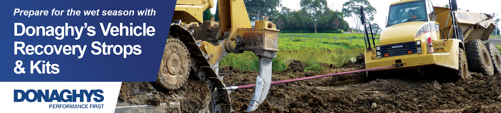 Be Prepared For The Wet Season With Donaghy’s Vehicle Recovery Strops & Kits